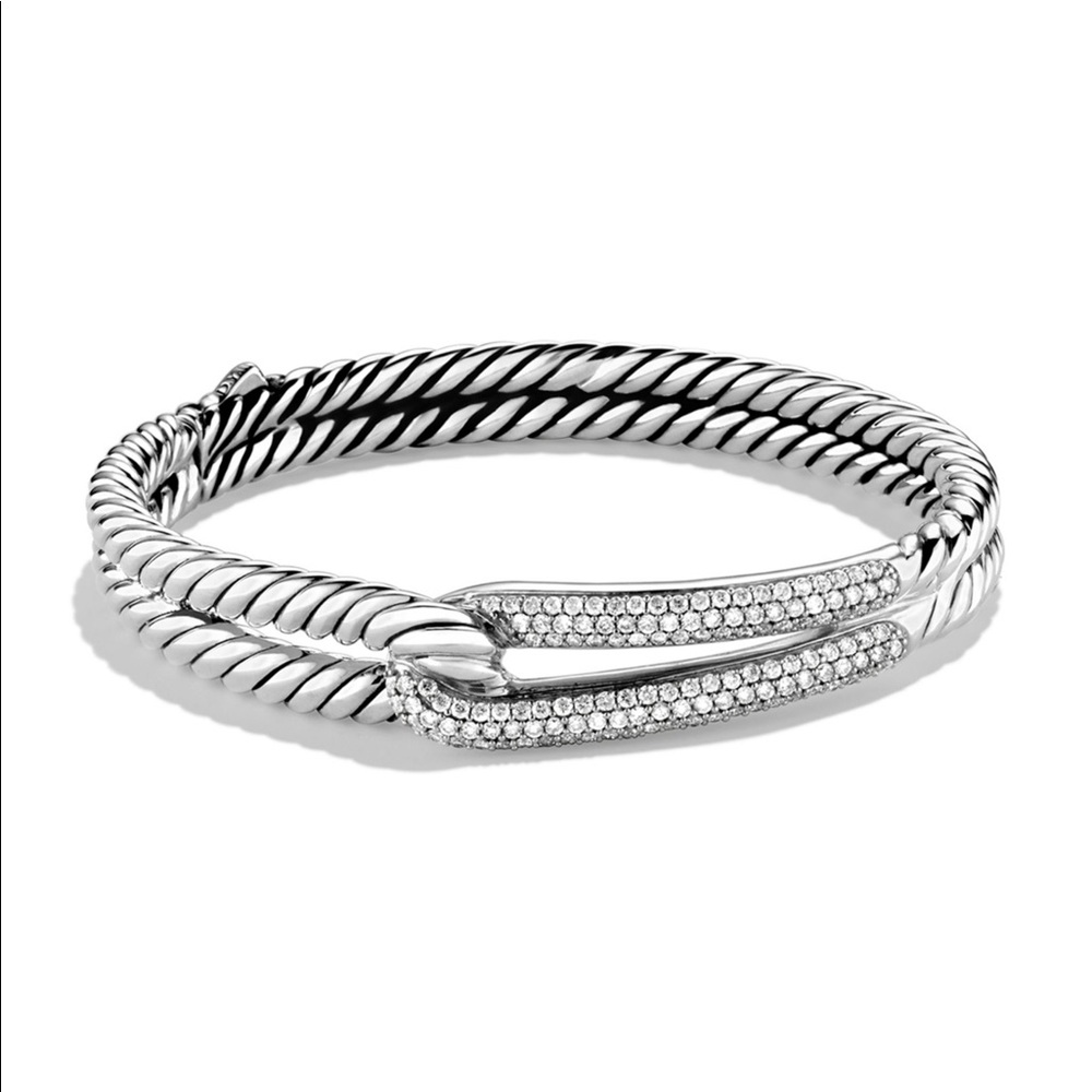 David Yurman Labyrinth Dia Single Loop Bracelet - image 1